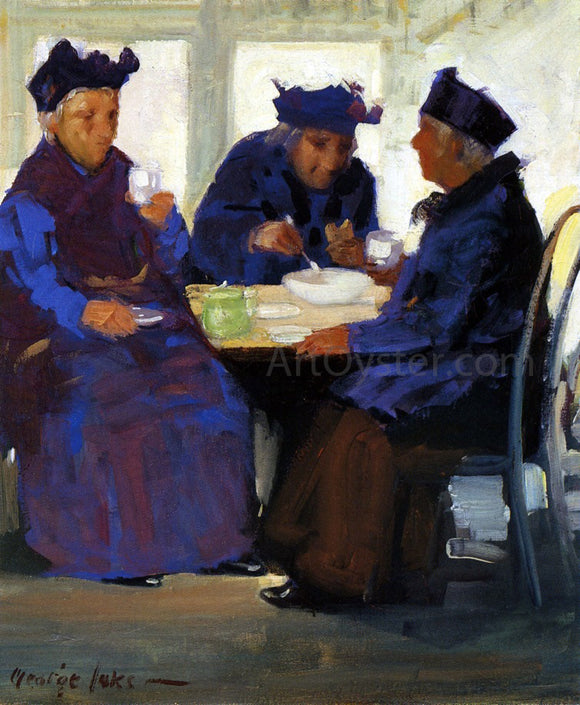  George Luks Tea Party - Art Print