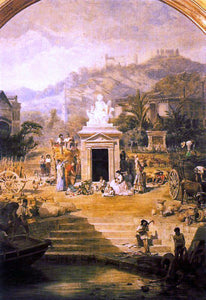  Antonio Munoz Degrain Techo del Teatro Cervantes - Art Print