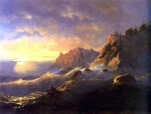  Ivan Constantinovich Aivazovsky Tempest, Sunset - Art Print