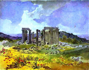  Karl Pavlovich Brulloff Temple of Apollo in Phigalia - Art Print