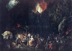  The Elder Jan Brueghel Temptation of St Anthony - Art Print