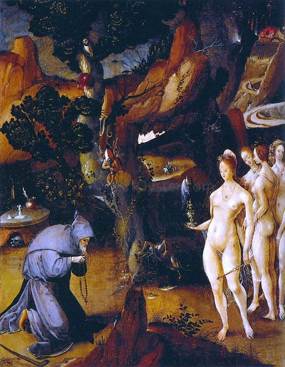  Jan Wellens De Cock Temptation of St Anthony - Art Print