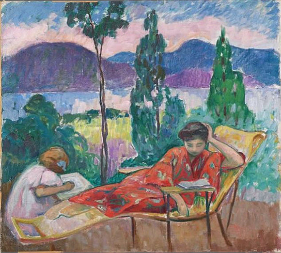  Henri Lebasque Terrace in Cannes - Art Print