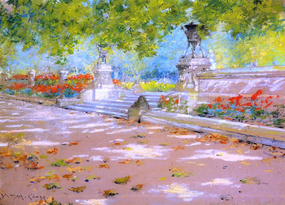  William Merritt Chase Terrace, Prospect Park - Art Print