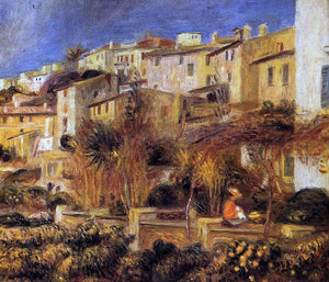  Pierre Auguste Renoir Terraces at Cagnes - Art Print