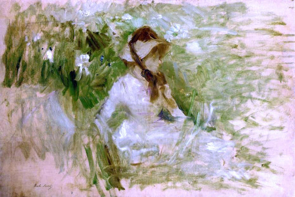  Berthe Morisot Tete de chien griffon, Follette - Art Print