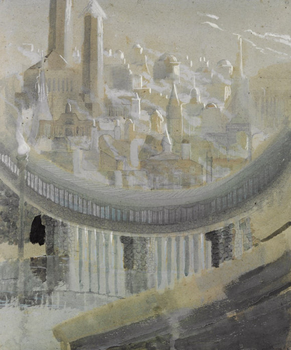  Mikalojus Ciurlionis The City - Art Print