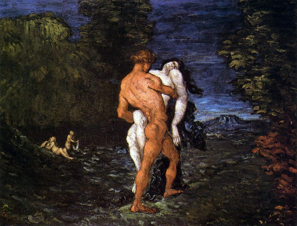  Paul Cezanne The Abduction - Art Print