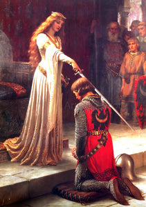  Edmund Blair Leighton Accolade - Art Print