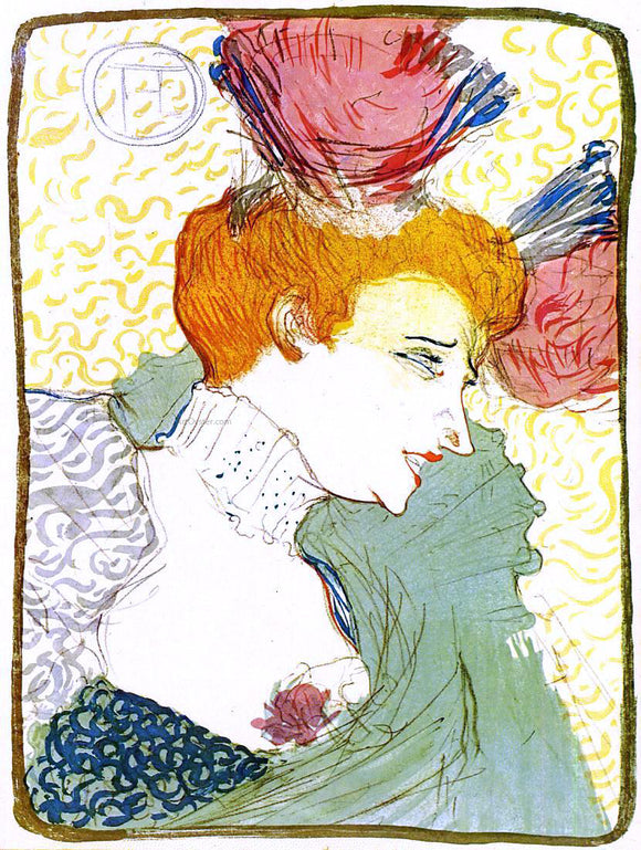  Henri De Toulouse-Lautrec The Actress Marcelle Lender - Art Print