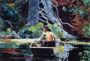  Winslow Homer The Adirondack Guide - Art Print