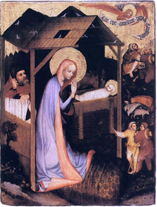  Master Trebon Altarpiece The Adoration of Jesus - Art Print