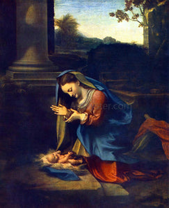  Correggio The Adoration of the Child - Art Print