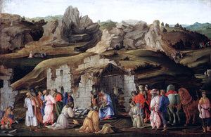  Filippino Lippi The Adoration of the Magi - Art Print