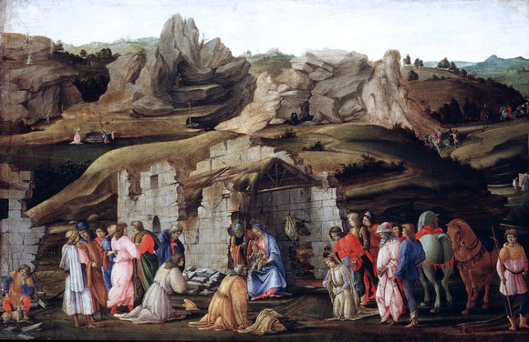  Filippino Lippi The Adoration of the Magi - Art Print