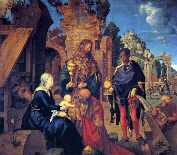  Albrecht Durer The Adoration of the Magi - Art Print