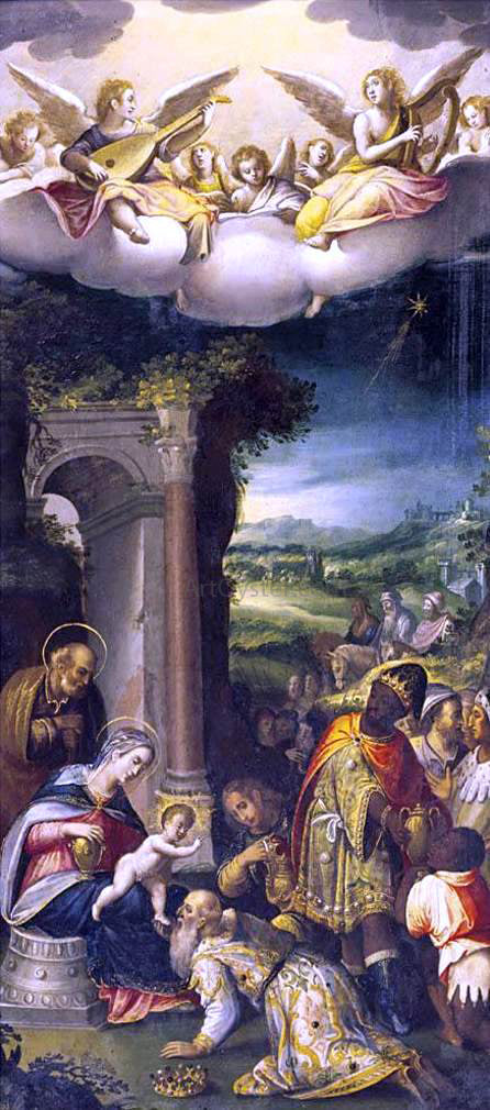  Prospero Fontana The Adoration of the Magi - Art Print