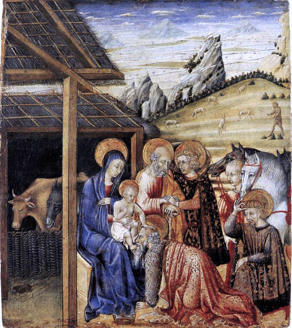  Giovanni Di Paolo The Adoration of the Magi - Art Print