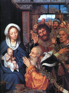  Quentin Massys The Adoration of the Magi - Art Print