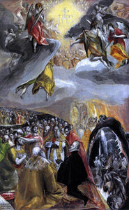  El Greco The Adoration of the Name of Jesus - Art Print