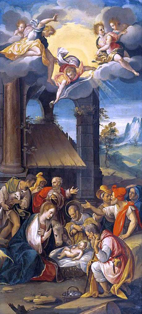  Prospero Fontana The Adoration of the Shepherds - Art Print