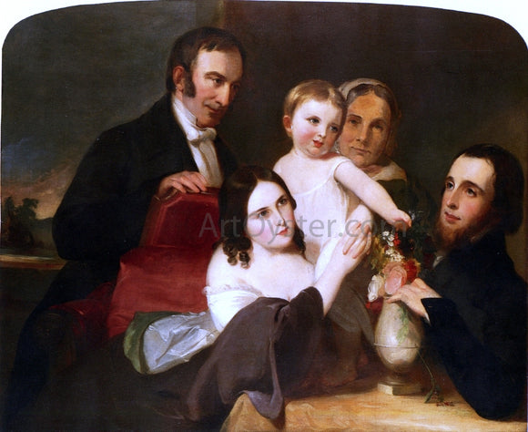 Thomas Sully The Alexander Family Group Portrait - Art Print