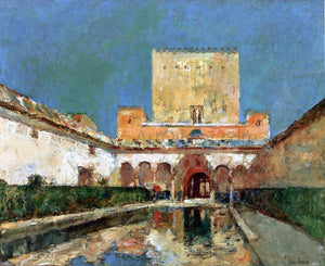  Frederick Childe Hassam The Alhambra (also known as Summer Palace of the Caliphs, Granada, Spain) - Art Print