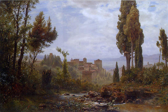  Ernst Karl Eugen Koerner The Alhambra - Art Print