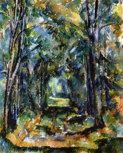  Paul Cezanne The Alley at Chantilly - Art Print