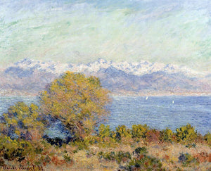  Claude Oscar Monet The Alps Seen from Cap d'Antibes - Art Print