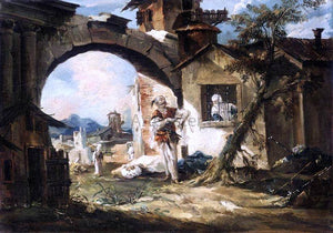 Giovanni Antonio Guardi The Amorous Turk - Art Print