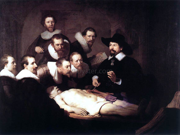  Rembrandt Van Rijn The Anatomy Lecture of Dr. Nicolaes Tulp - Art Print