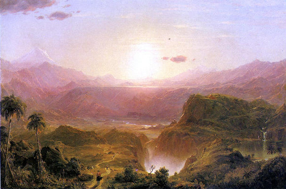  Frederic Edwin Church The Andes of Ecuador - Art Print
