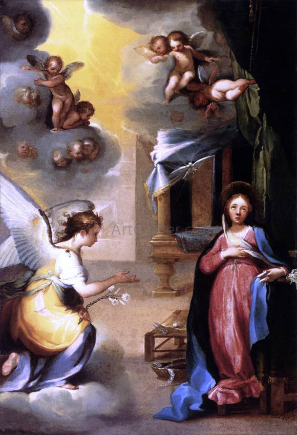  Ventura Salimbeni The Annunciation - Art Print