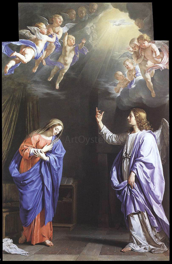  Philippe De Champaigne The Annunciation - Art Print