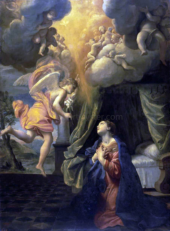  Giovanni Lanfranco The Annunciation - Art Print