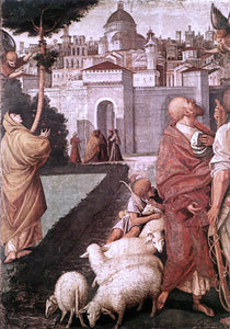  Gaudenzio Ferrari The Annunciation to Joachim and Anna - Art Print