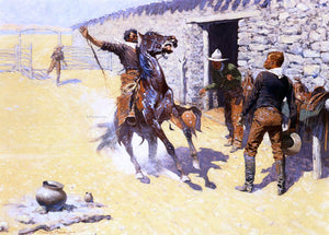  Frederic Remington The Apaches! - Art Print