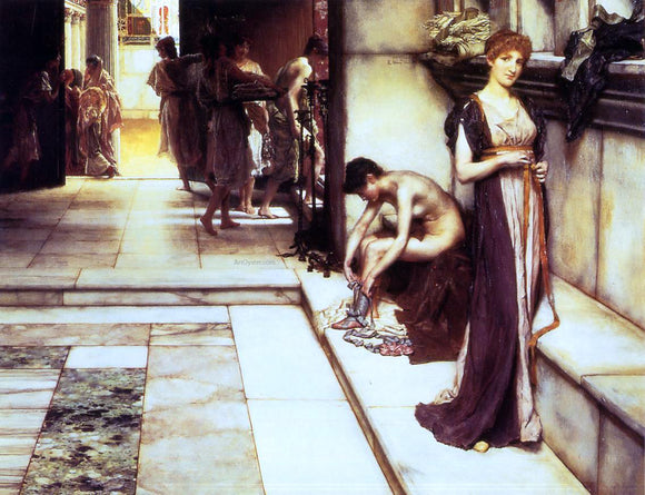  Sir Lawrence Alma-Tadema The Apodyterium - Art Print