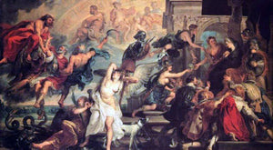  Peter Paul Rubens The Apotheosis of Henry IV and the Proclamation of the Regency of Marie de Medicis on May 14, 1610 - Art Print