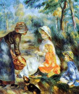  Pierre Auguste Renoir An Apple Seller - Art Print