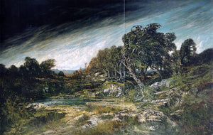  Gustave Courbet The Approaching Storm (also known as The Gust of Wind) - Art Print