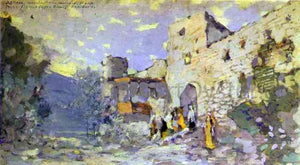  Constantin Alexeevich Korovin The Aragva Bank - Art Print