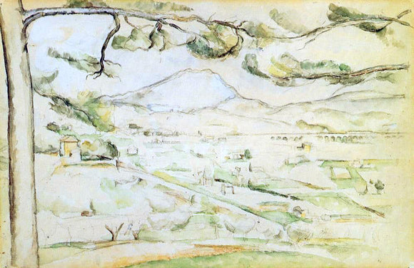  Paul Cezanne The Arc Valley - Art Print