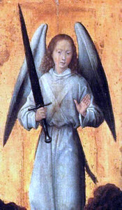  Hans Memling The Archangel Michael - Art Print