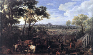  Adam Frans Van Der Meulen The Army of Louis XIV in Front of Tournai in 1667 - Art Print