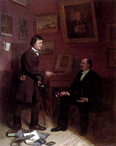  Carl Christian Andersen The Art Collector - Art Print