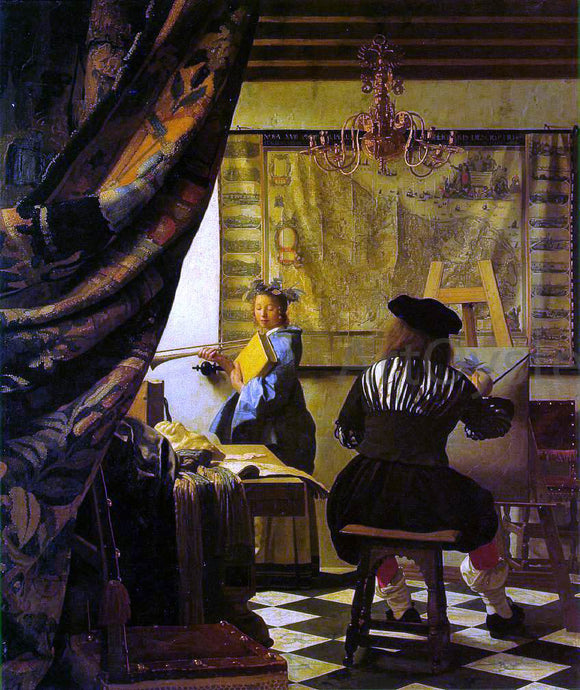  Johannes Vermeer The Art of Painting - Art Print