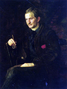  Thomas Eakins The Art Student (also known as Portrait of James Wright) - Art Print