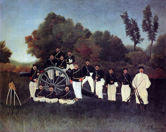  Henri Rousseau The Artillerymen - Art Print